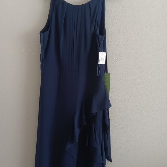 DJ Jaz Womens Sleeveless Evening Gown, Sz 14, Blue 925014 - Picture 4 of 9